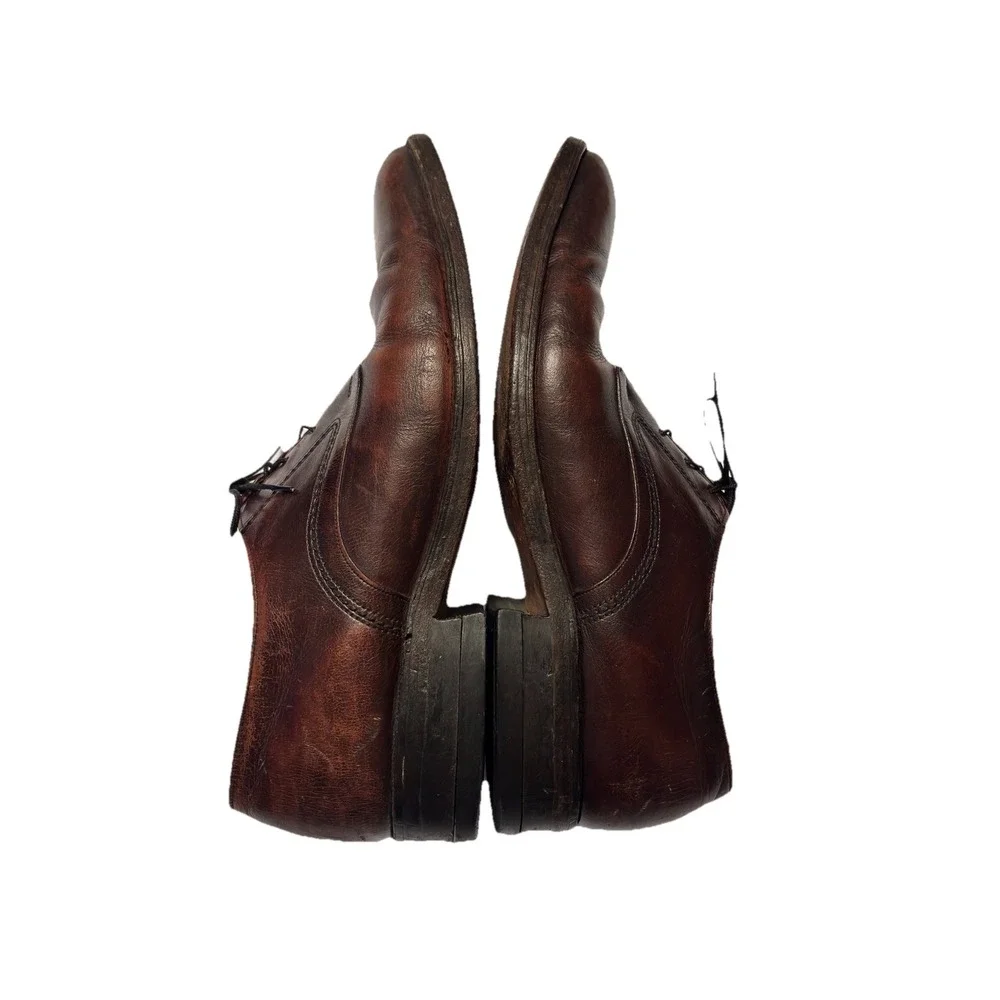 Freeman Free Flex‎ Lace Up Dress Shoes Size 10 E Leather